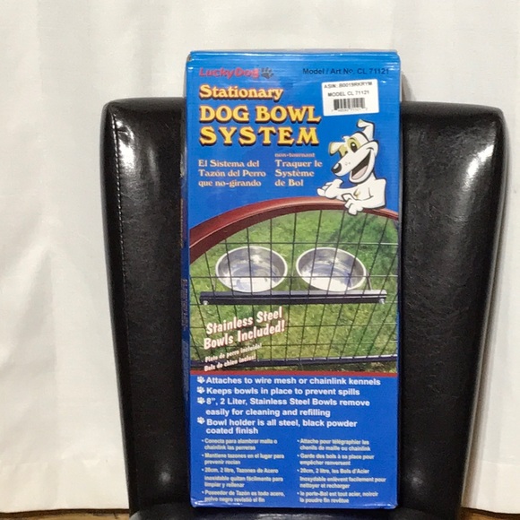LUCKY DOG Dog Bowls - Stationary System - Picture 1 of 4